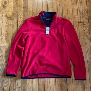 NWT Nautica Quarter ZIP Fleece Jacket - Men’s